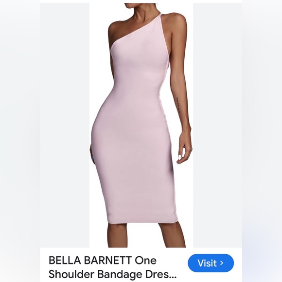 BELLA BARNETT One Shoulder Bandage Dress Cocktail Dresses-Bodycon Dress - Picture 2 of 14